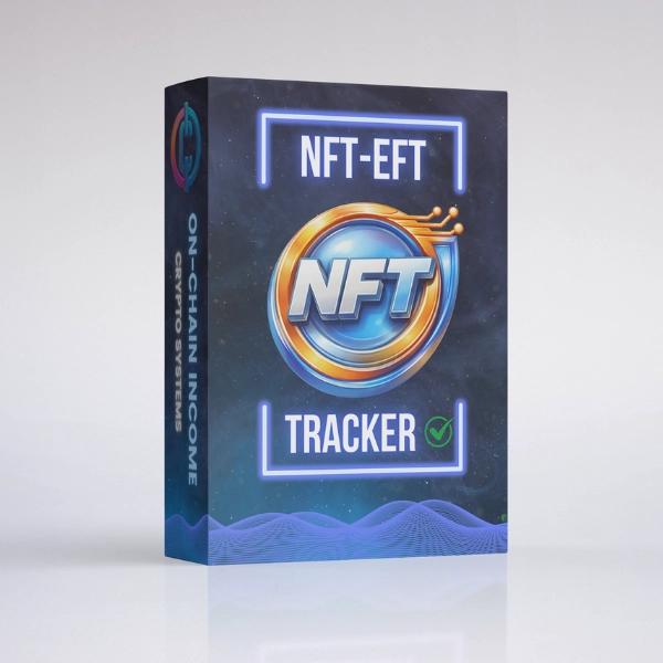 Box mockup image of NFT Tracker notion template 