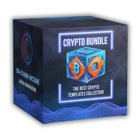 Box mockup of crypto bundle, the best crypto notion templates collection to master your crypto journey.
