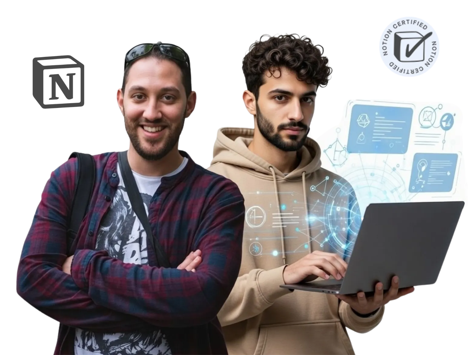 We help founders and small teams turn messy workflows into clean, scalable Notion systems.  From simple trackers to full operating systems in Notion — built with you, not just for you.