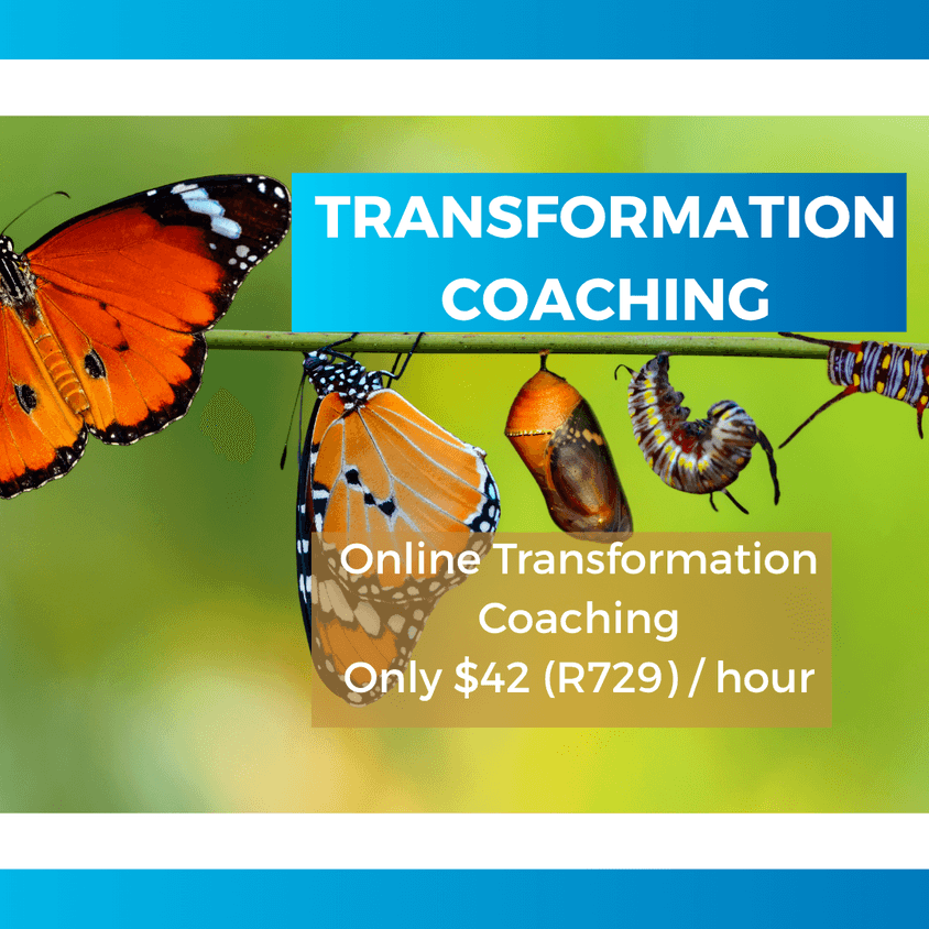 Transformation Coaching / hour $42 (Approx R729)