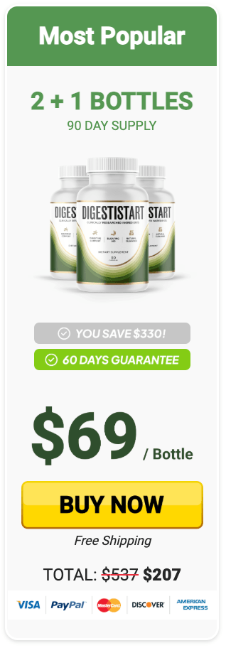 DigestiStart 3 bottles
