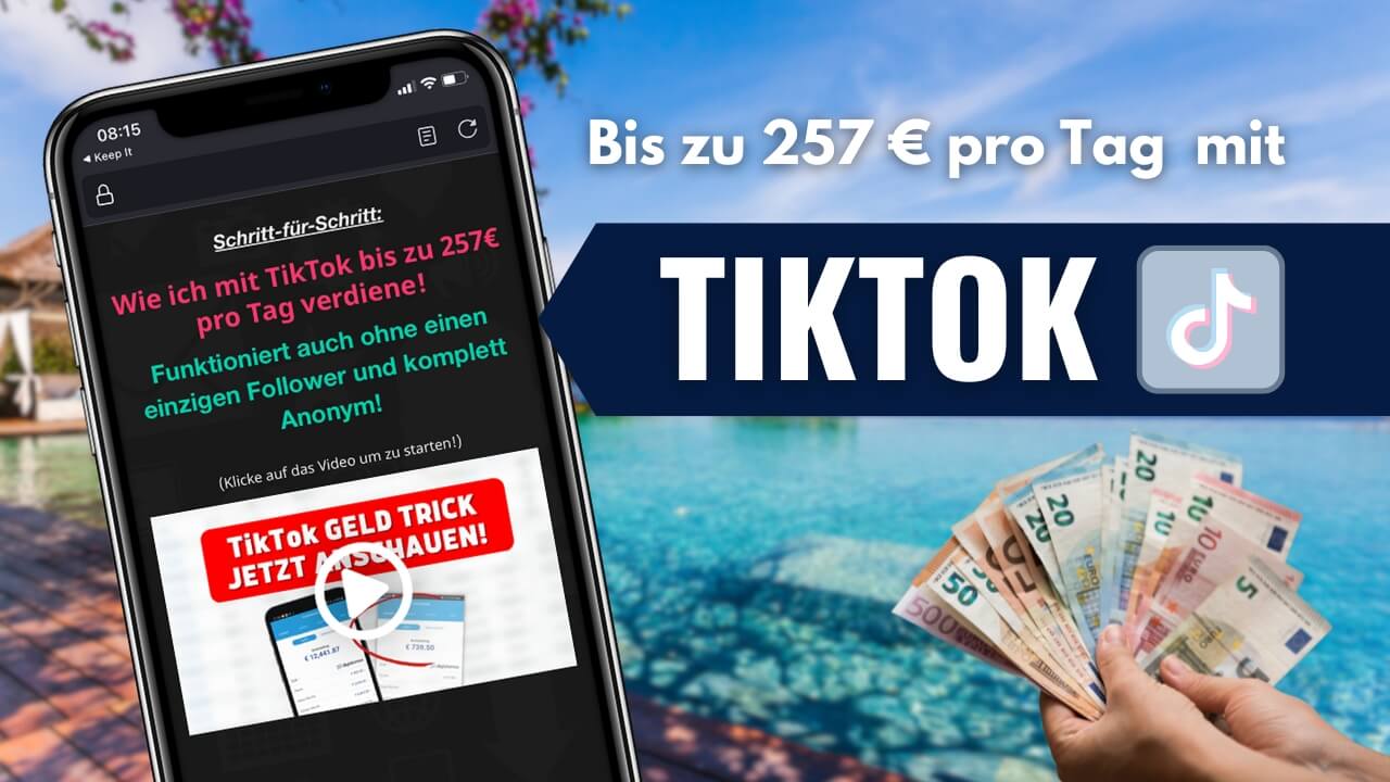 Mit TikTok Geld verdienen im Internet