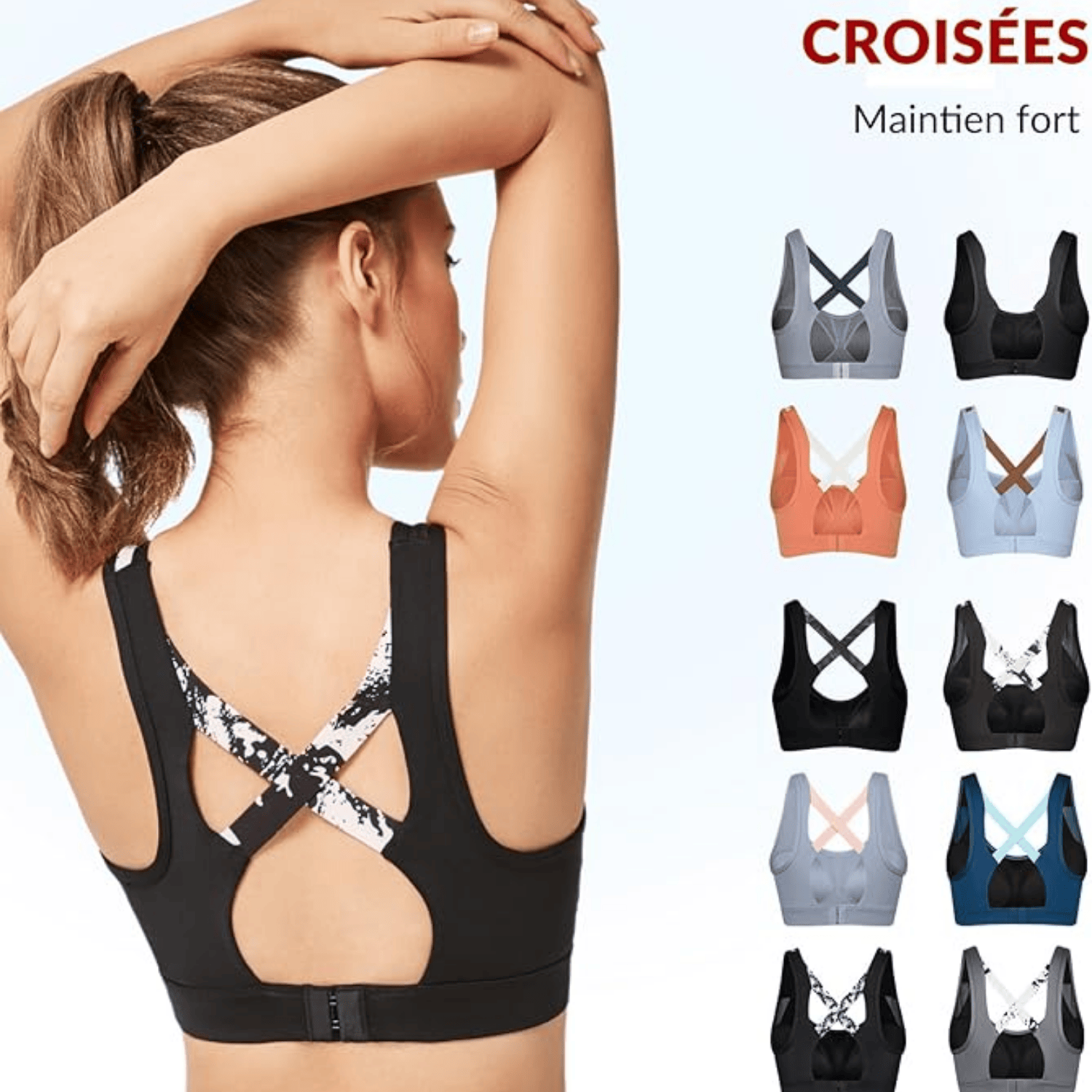 brassière sport grande taille