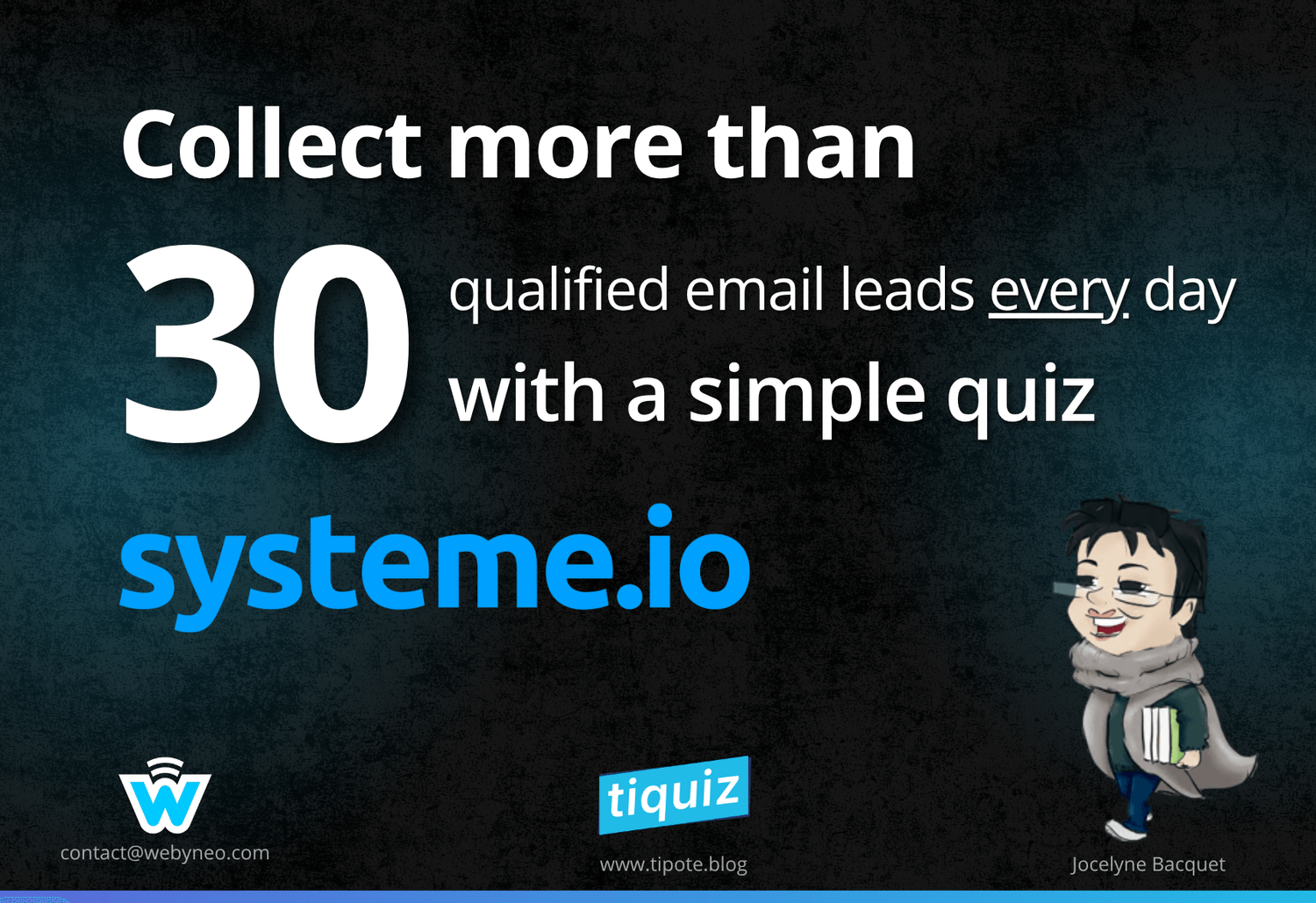 Capture more than 30 qualified email leads every day with a simple quiz