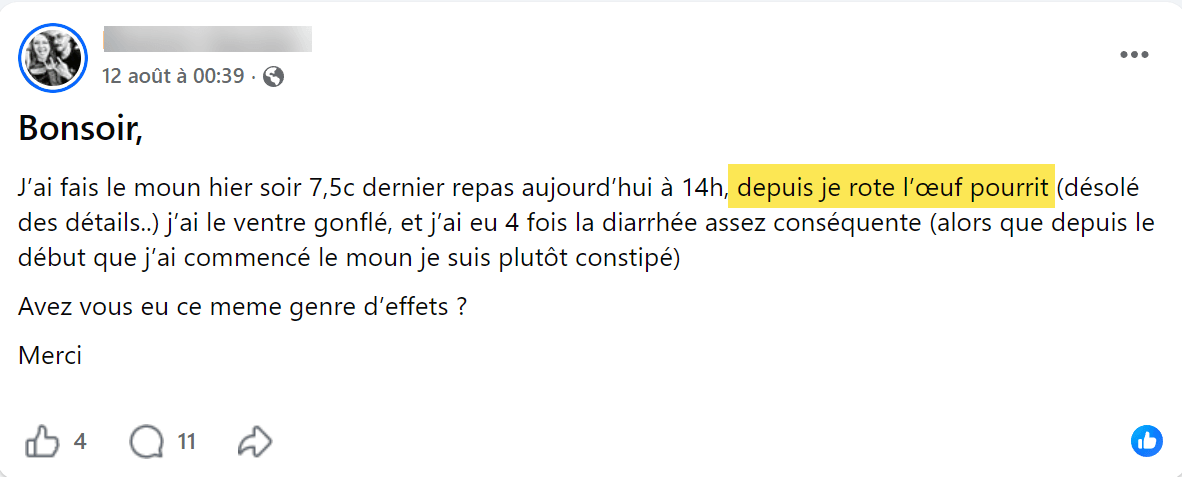 rots oeuf pourri mounjaro wegovy