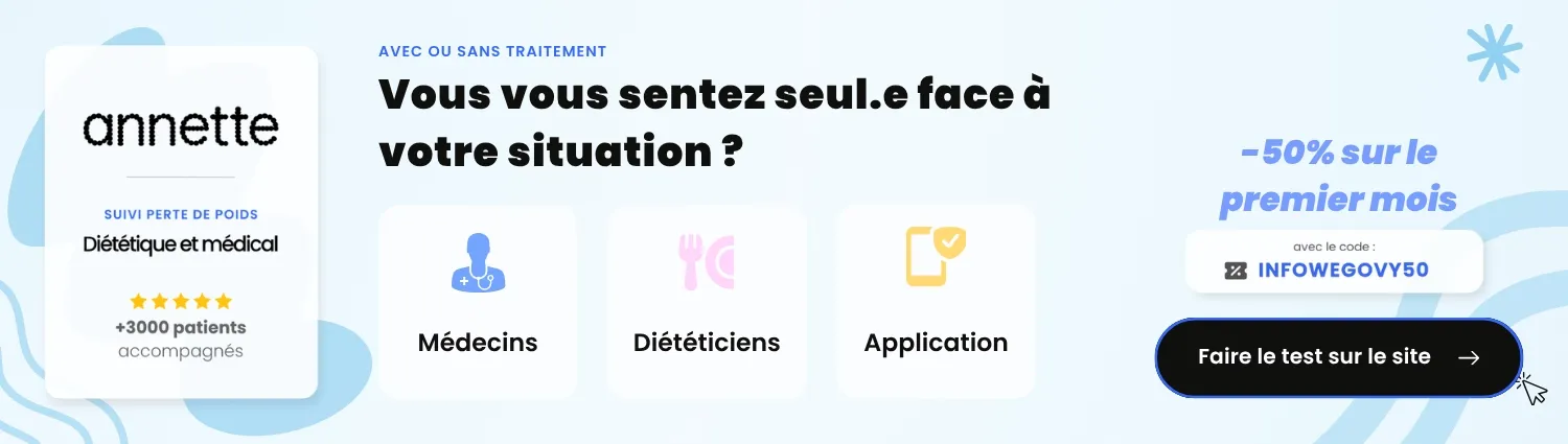 Annette, accompagnement diététique et médical pour la perte de poids : vérifier mon éligibilité