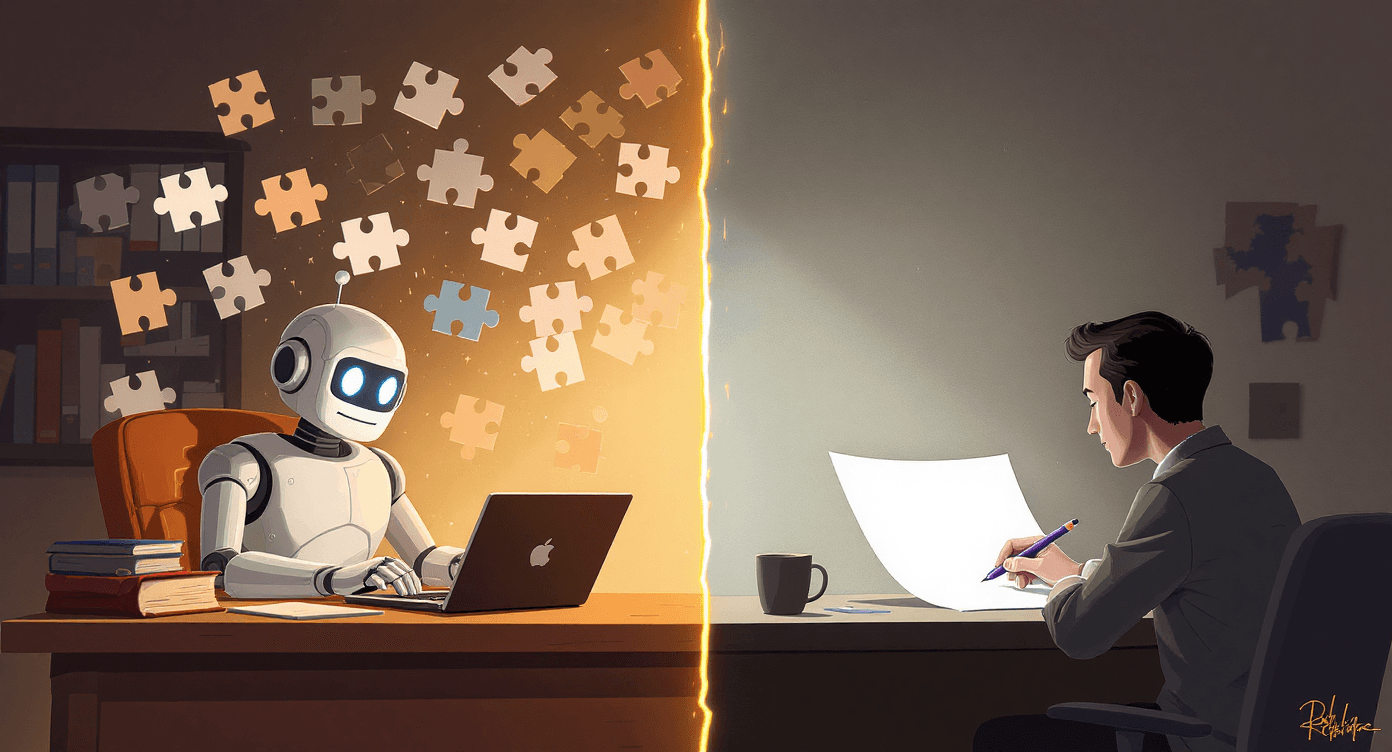 AI creativity explained - impressive content generation through pattern recombination rather than original creative thought