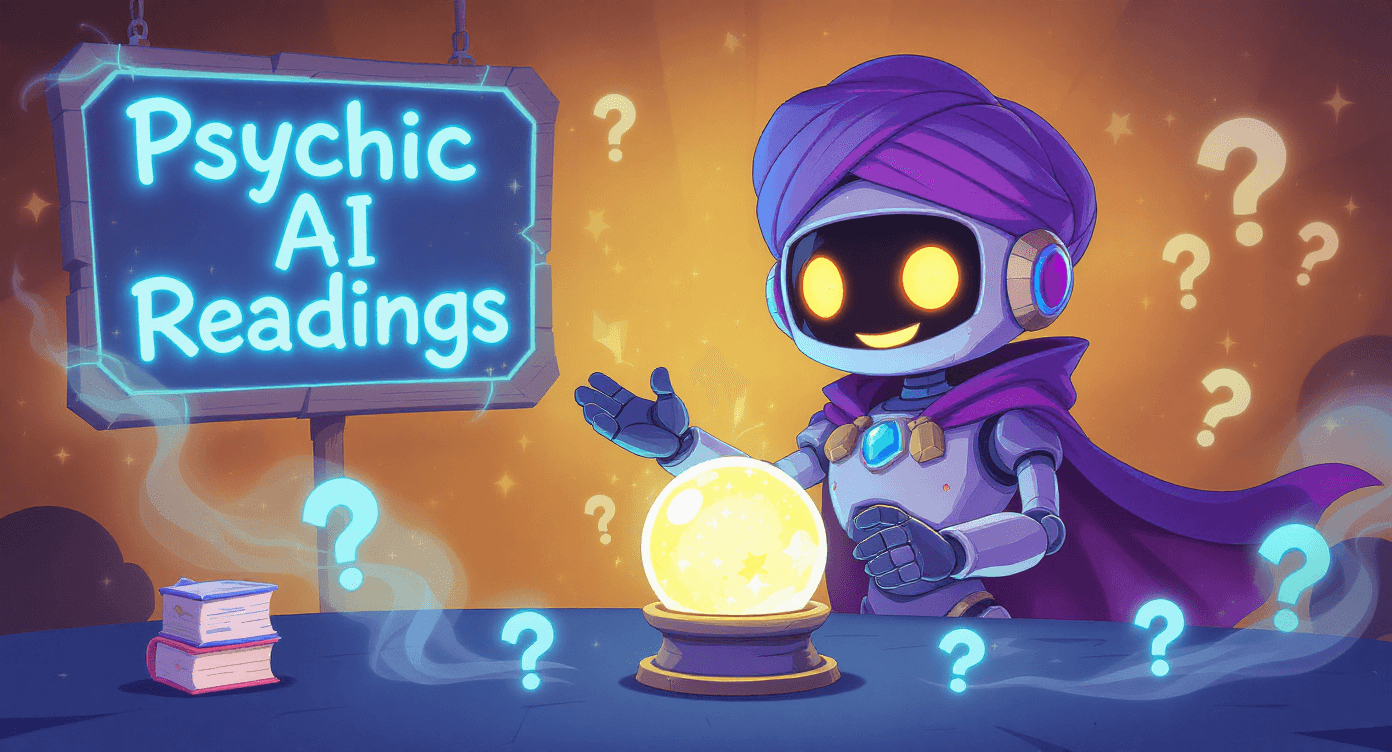 Robot fortune teller trying to read minds with crystal ball - why AI prompts need clear instructions