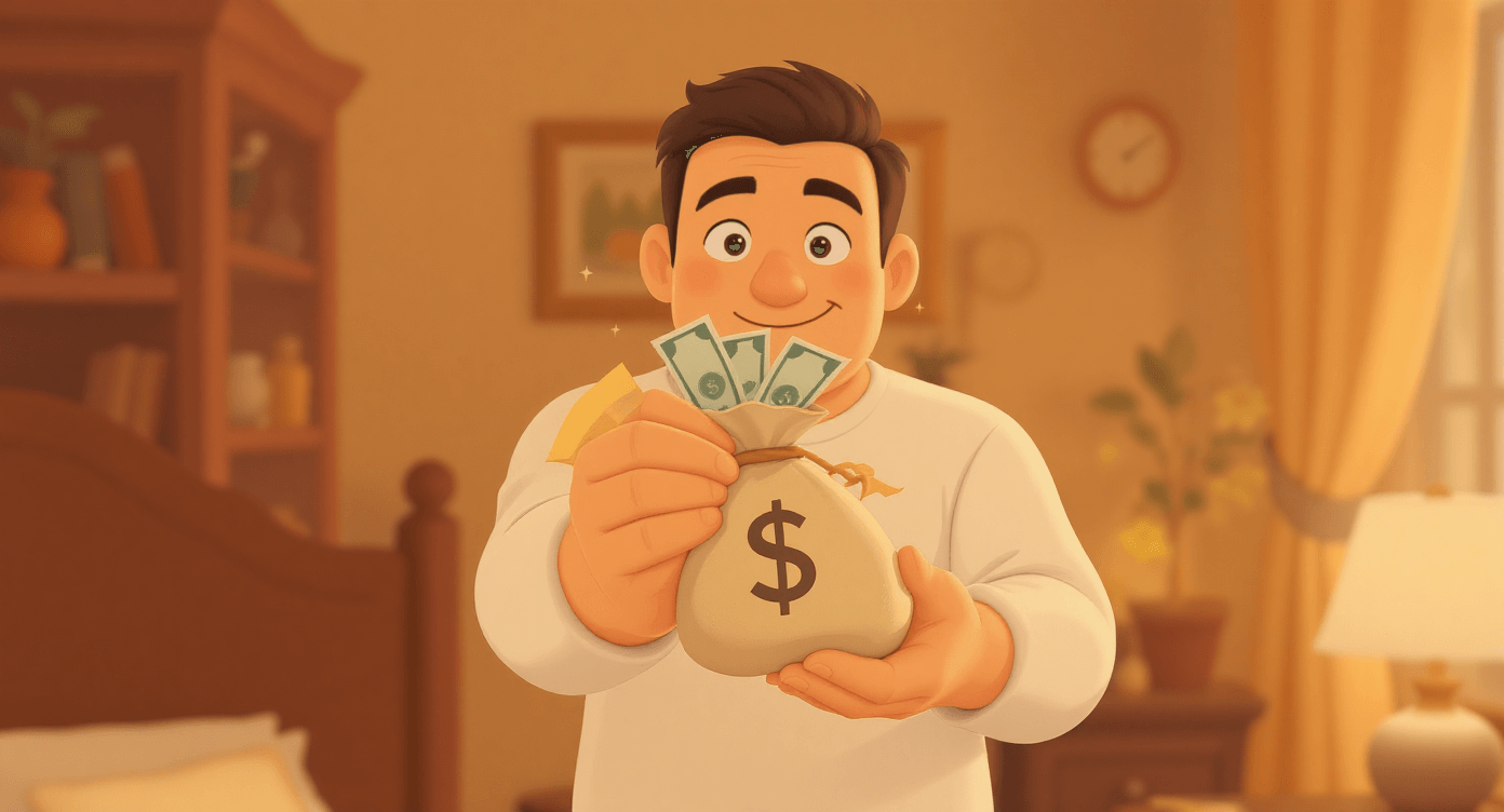 Moderate AI subscription spending - illustration of regular user investing in core productivity tools