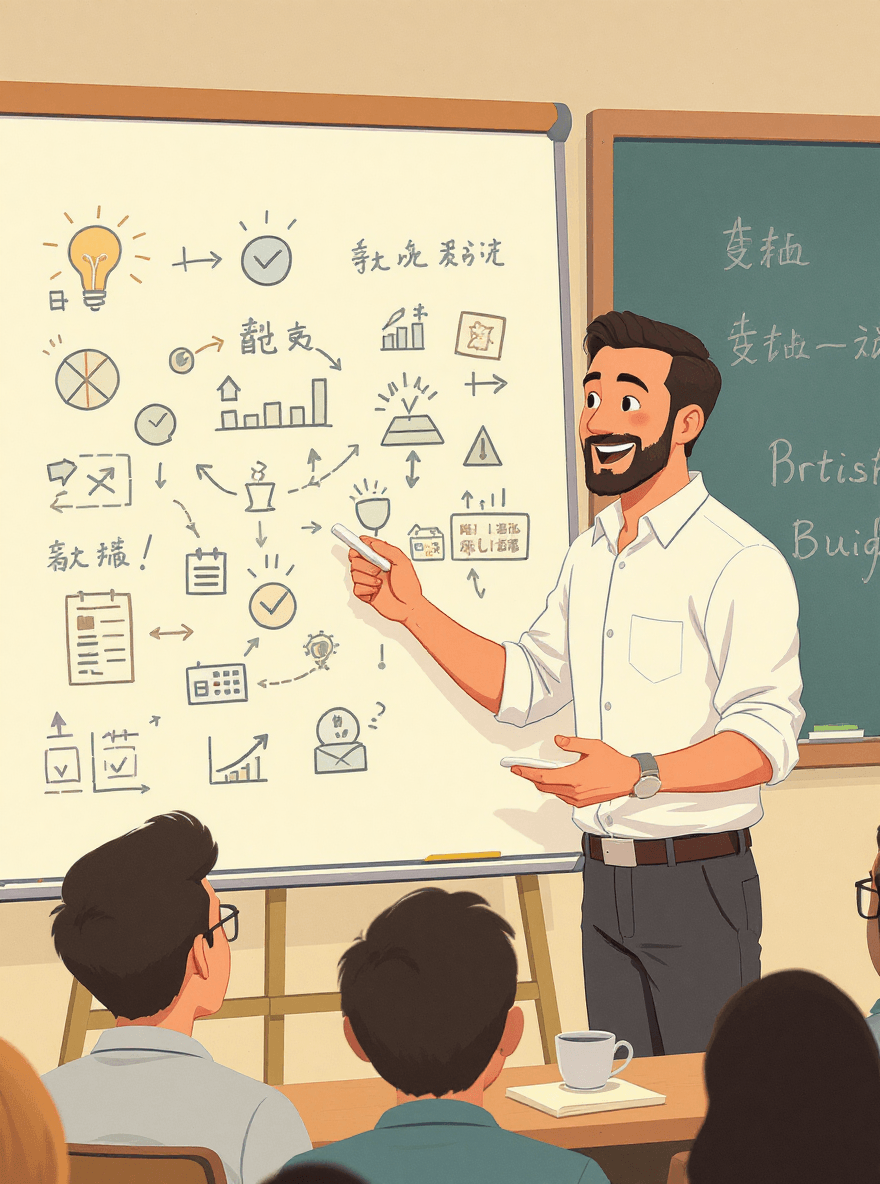 SimplifyAI founder teaching AI basics to small business owners without technical jargon