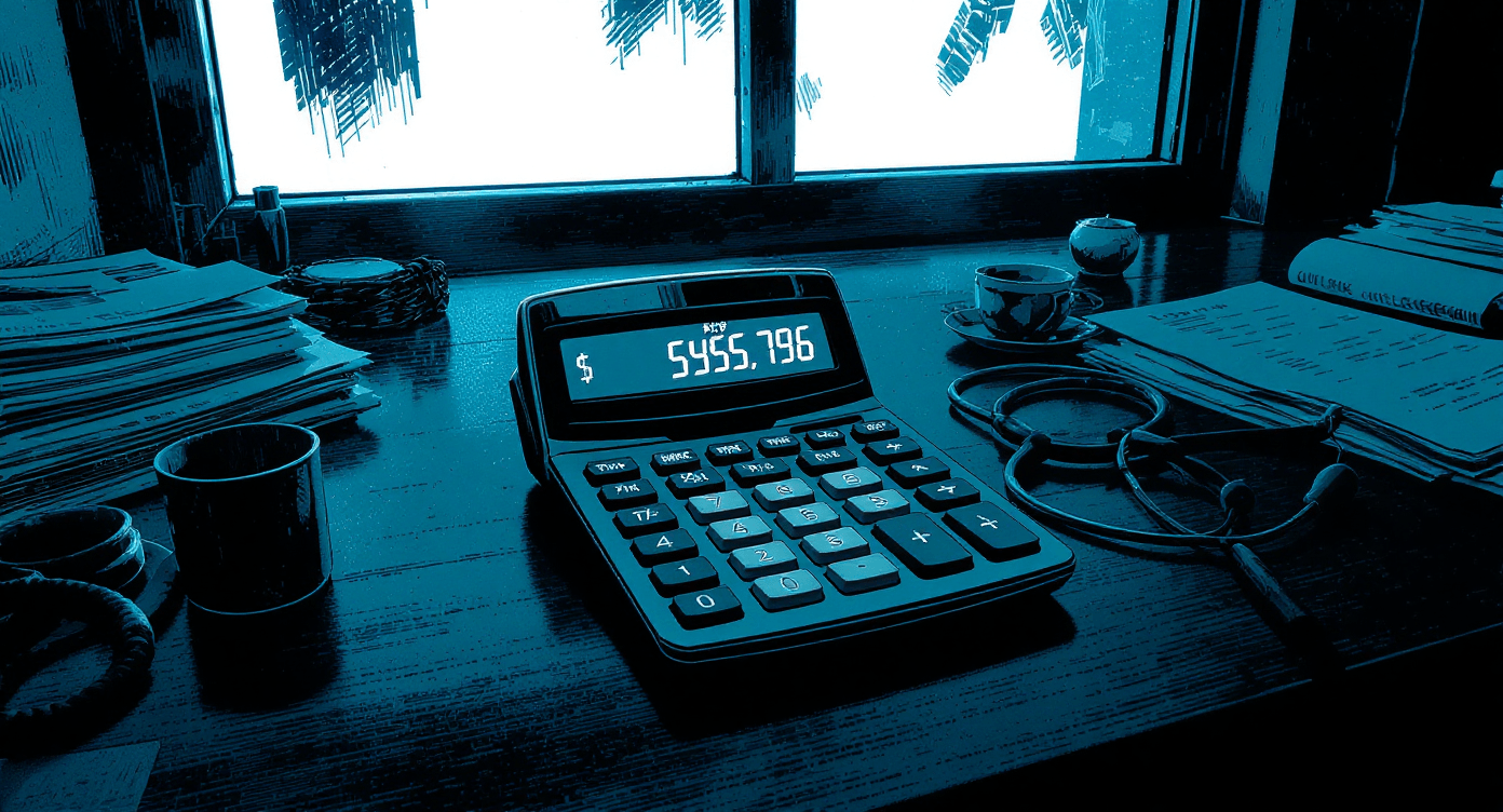 Medical practice financial planning showing ROI calculations for AI healthcare technology investment