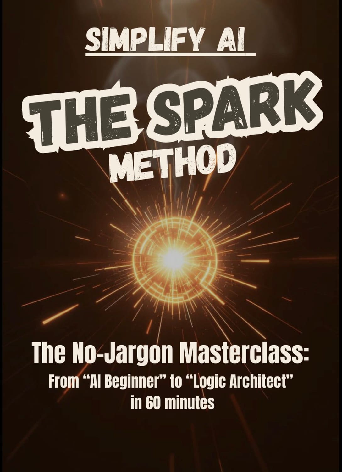 Front Cover of digital guide Prompt like a Pro, a beginner-friendly AI prompts Ebook with sleek minimalist design on a neutral background