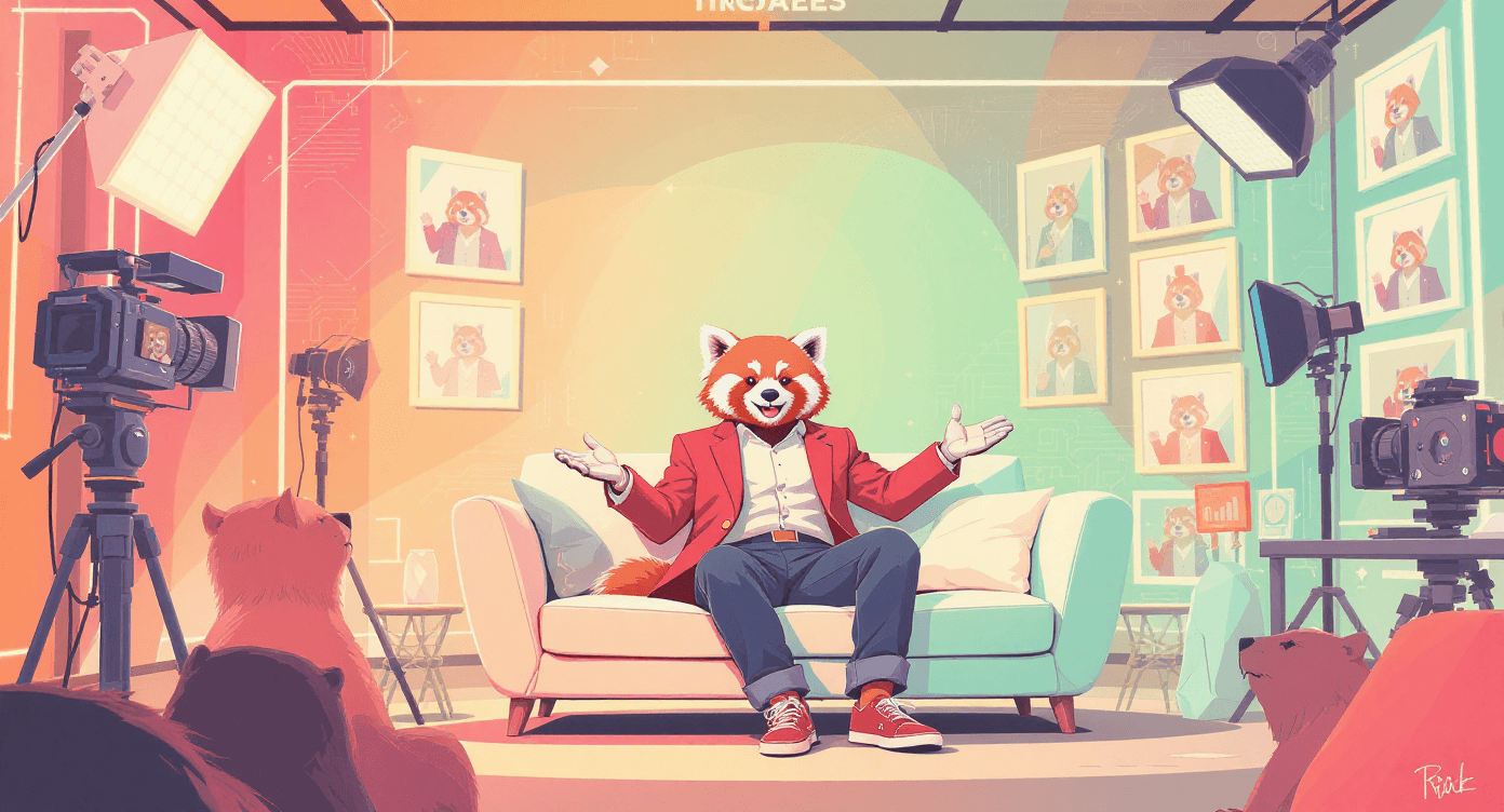 SaaS founder using AI content engine to build personal authority and thought leadership across multiple marketing channels simultaneously