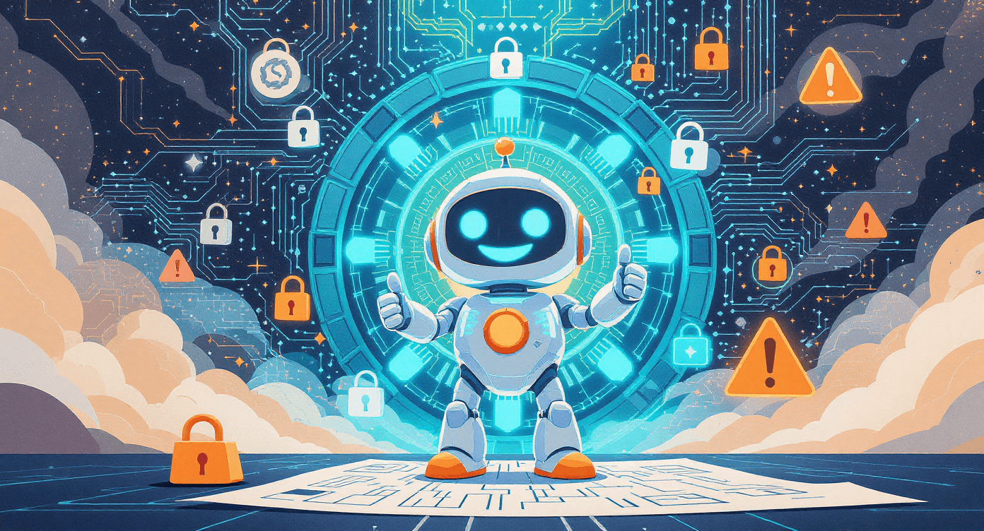 AI security blueprint guide showing small business owners how to protect their data and business from cyber threats when using artificial intelligence tools