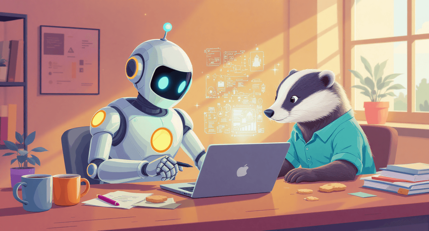 AI collaboration for small business showing how business owners can work with artificial intelligence as a partner rather than a tool to get better results and save more time