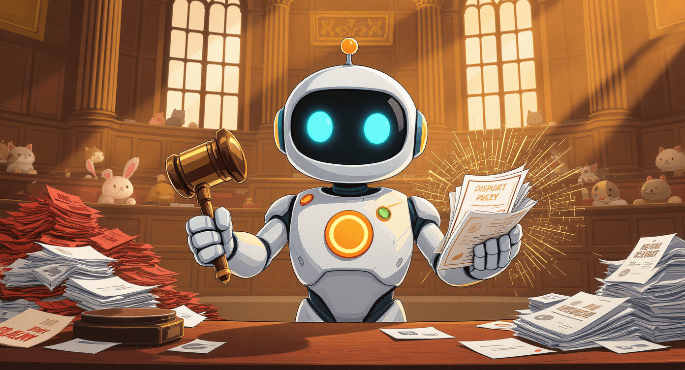 Dyspute AI review for small business owners showing how the AI powered dispute resolution tool helps resolve financial disputes chargebacks and late payments automatically