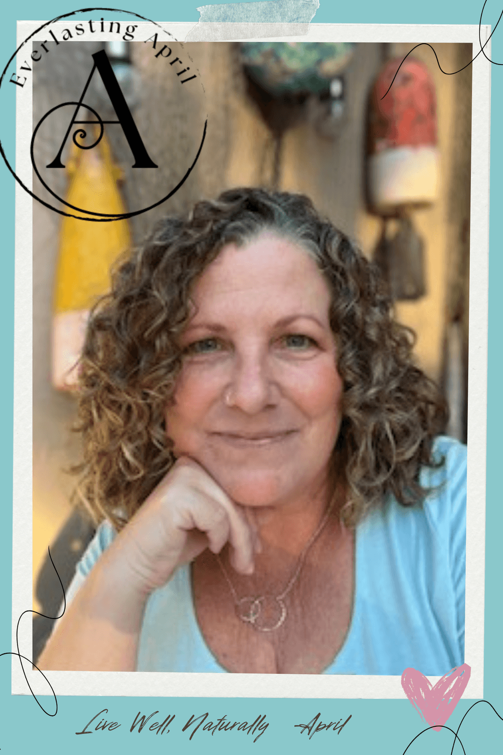 image of april and her logo