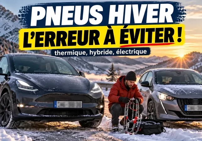 Pneus hiver, chaînes et chaussettes : les erreurs à éviter avant la montagne