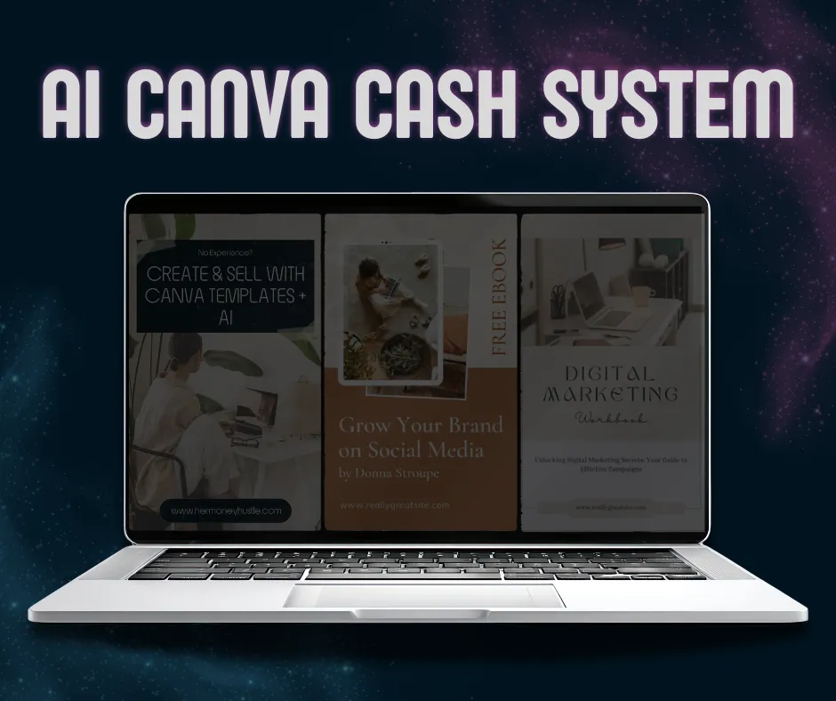 AI Canva Cash System +50 AI Prompts + Step-by-Step System