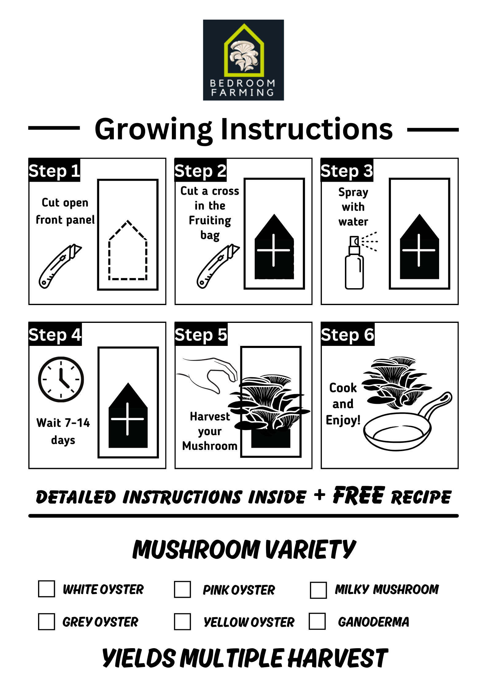 How to grow oyster mushrooms step by step cut mist grow harvest