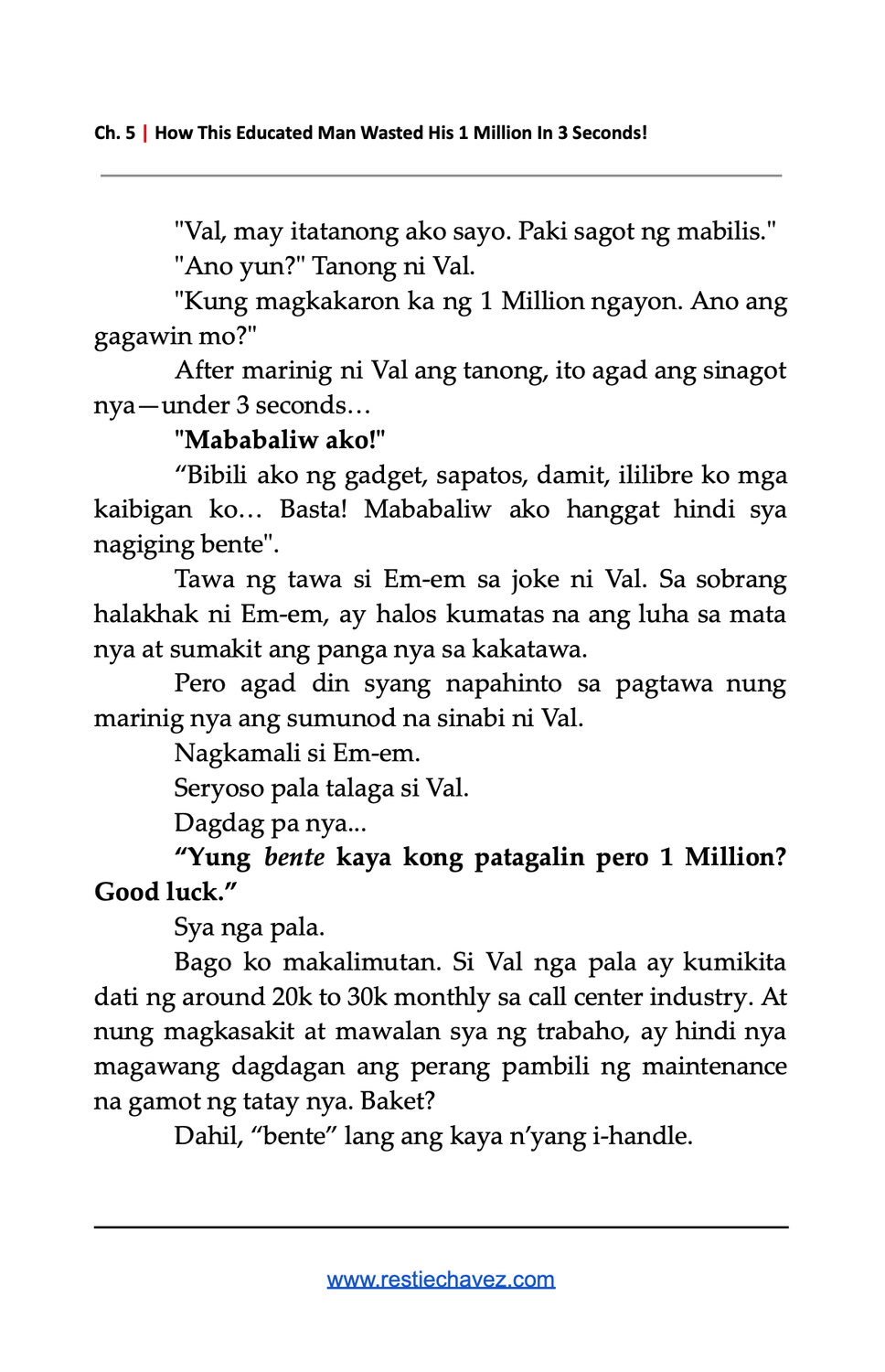 Book page preview