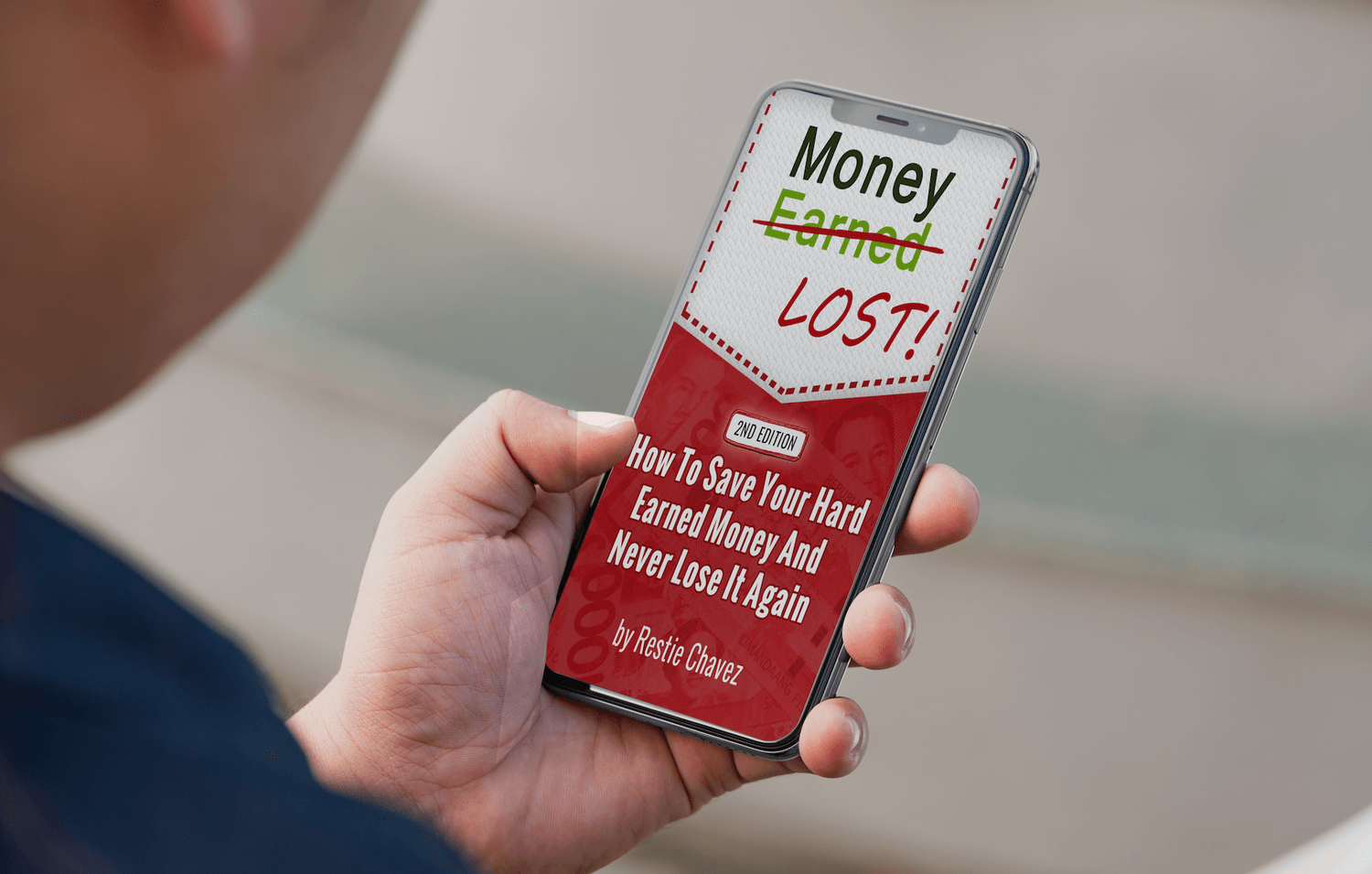 Restie Chavez holding Money Lost!