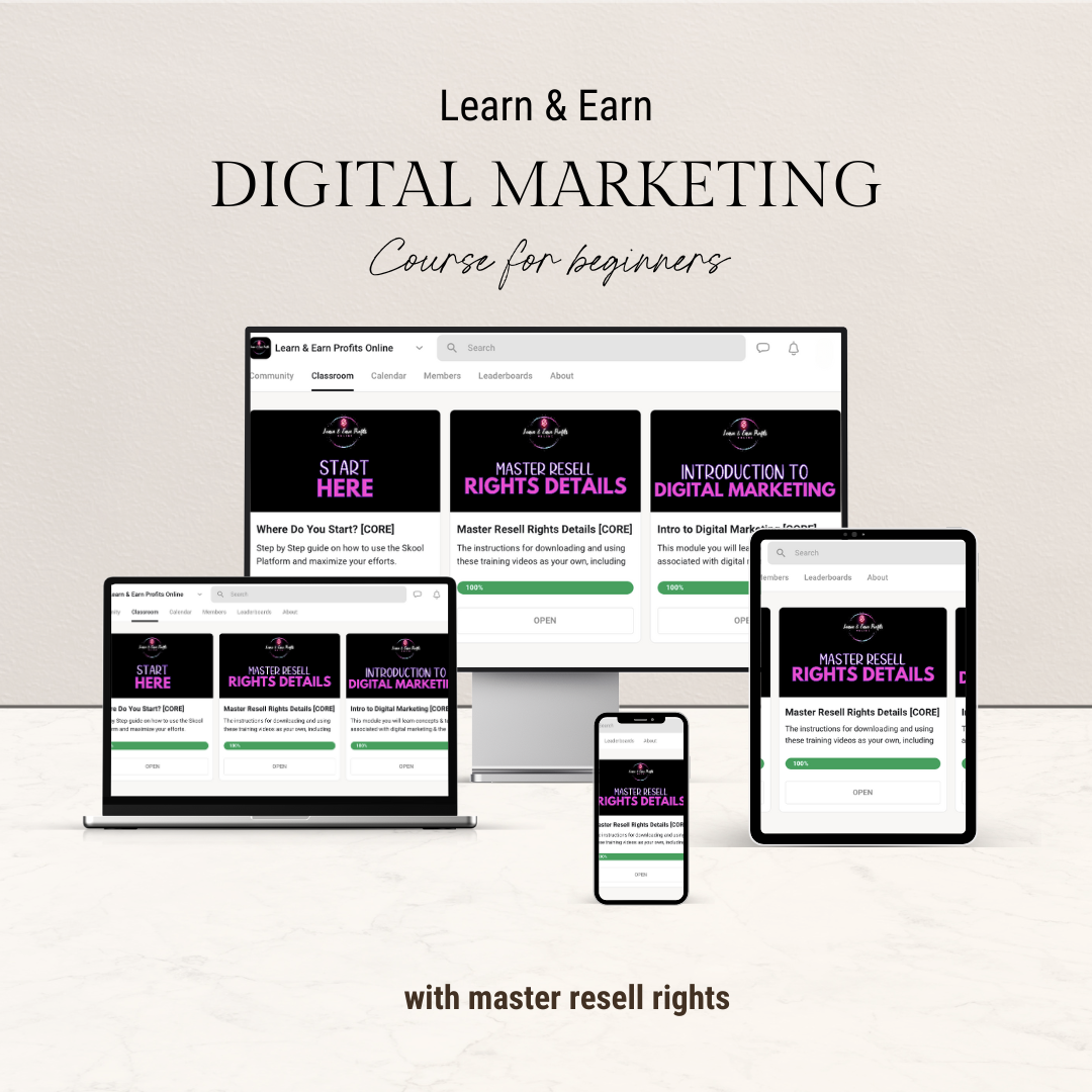 Learn How to Start a High Demand Online Digital Marketing Business