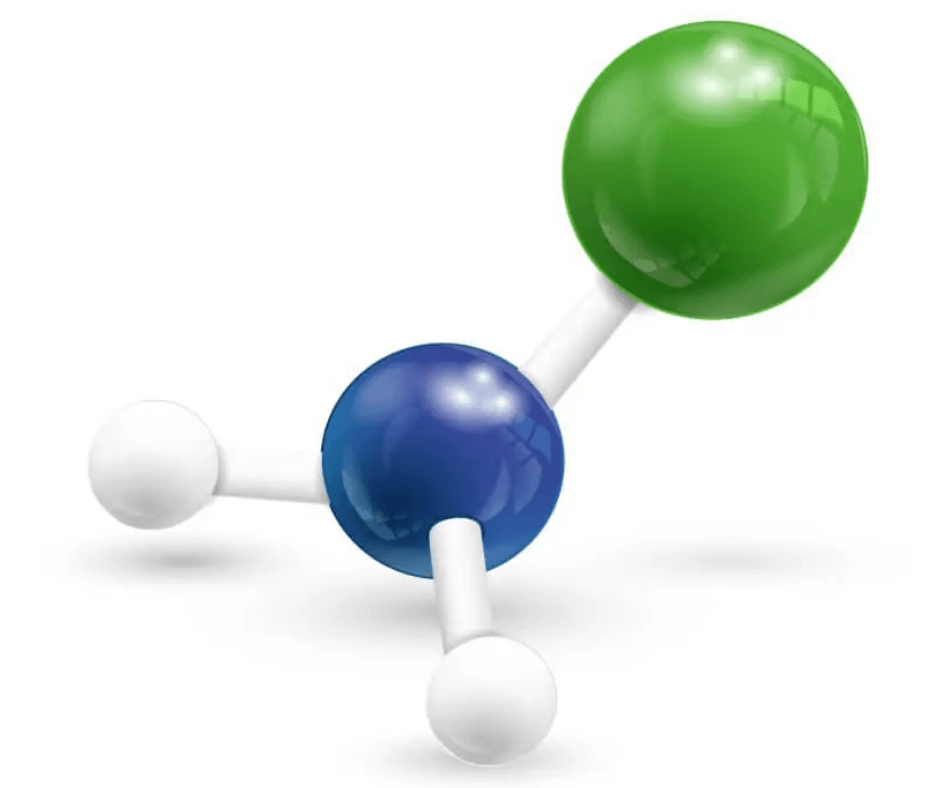 molekula monokloramina