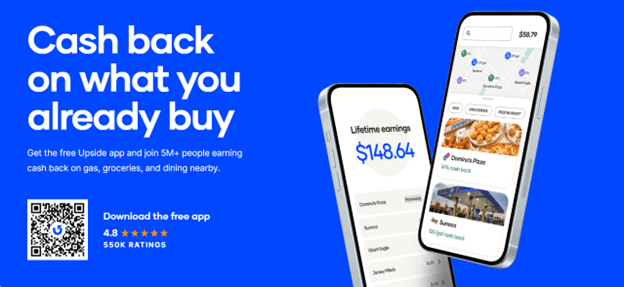 Link to the Upside App.