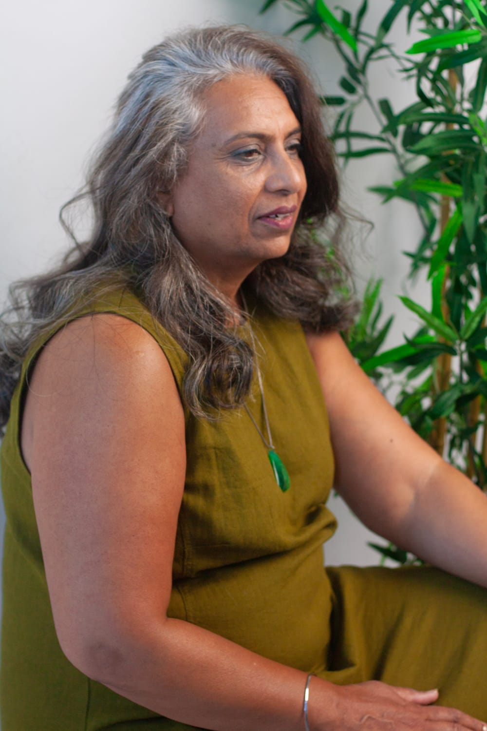 Harjit in quiet reflection