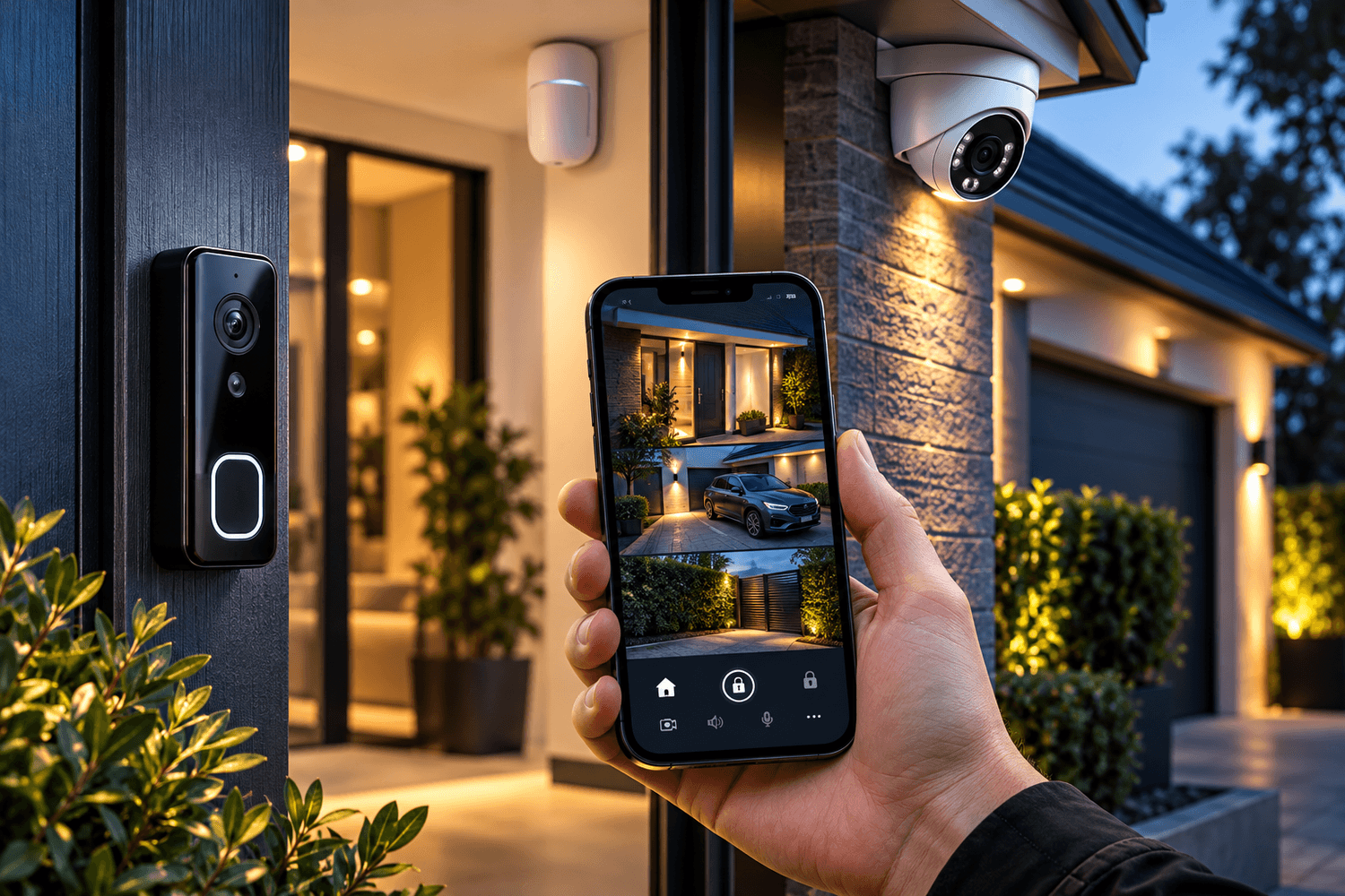 Modern smart home security technology