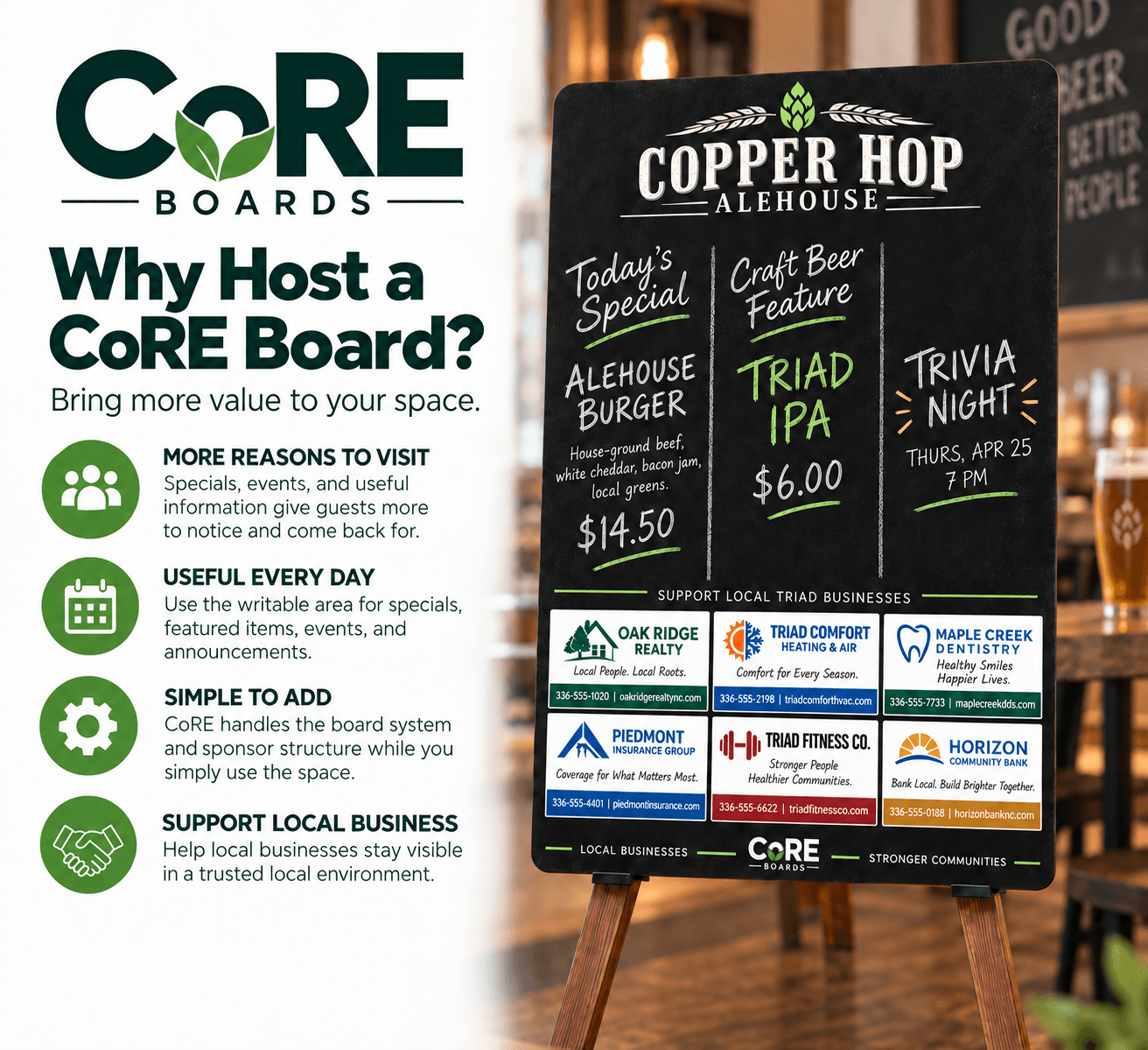 CoRE Boards Stronger Communities