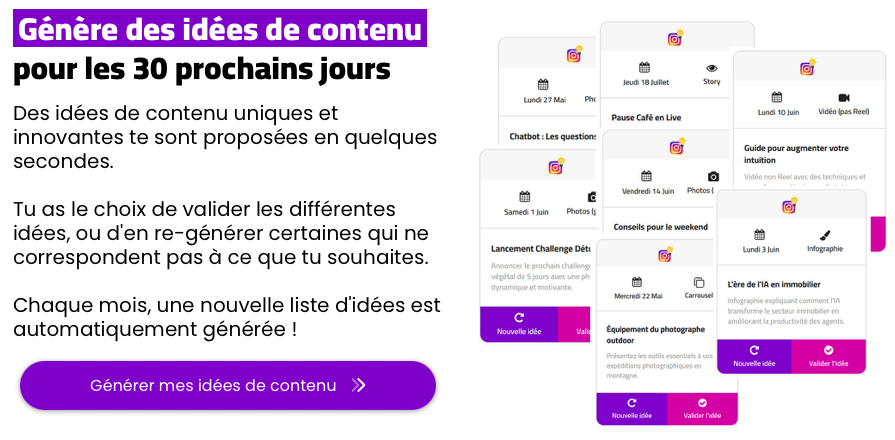 génère des idées de contenu