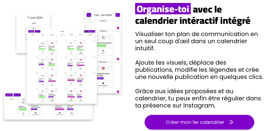 utilise le calendrier