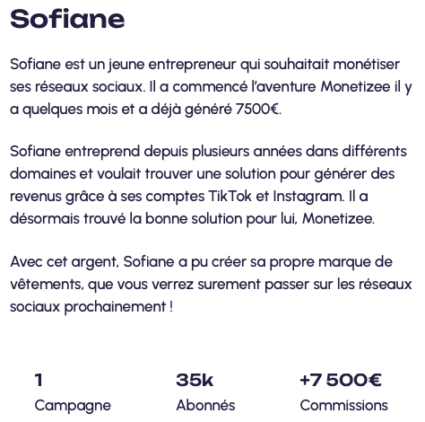 Description Sofiane