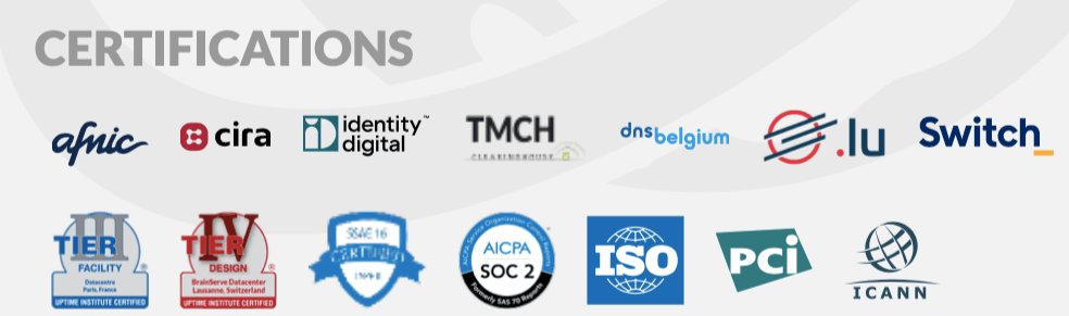 Certifications Planet Hoster
