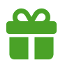 petit cadeau vert
