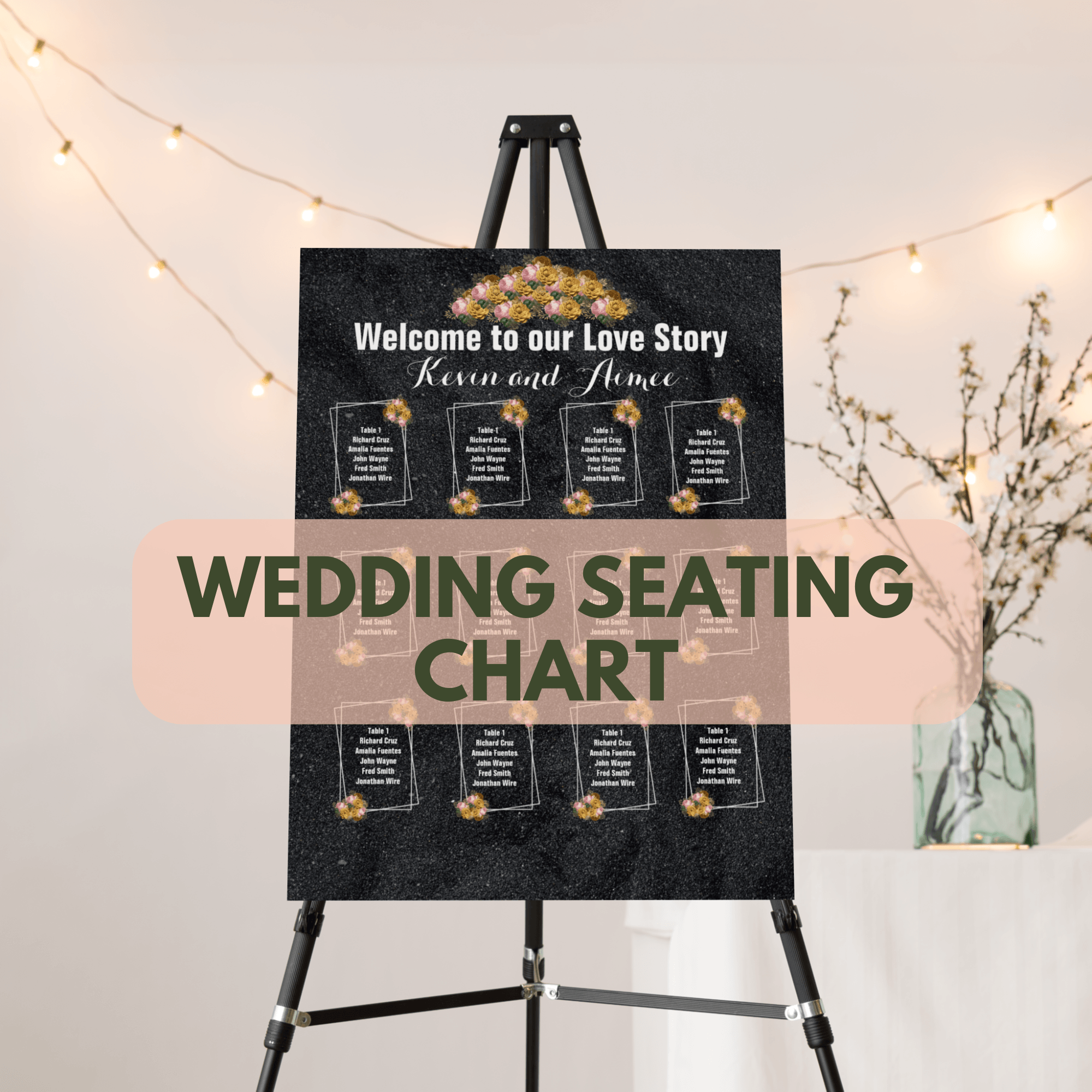 wedding seating chart