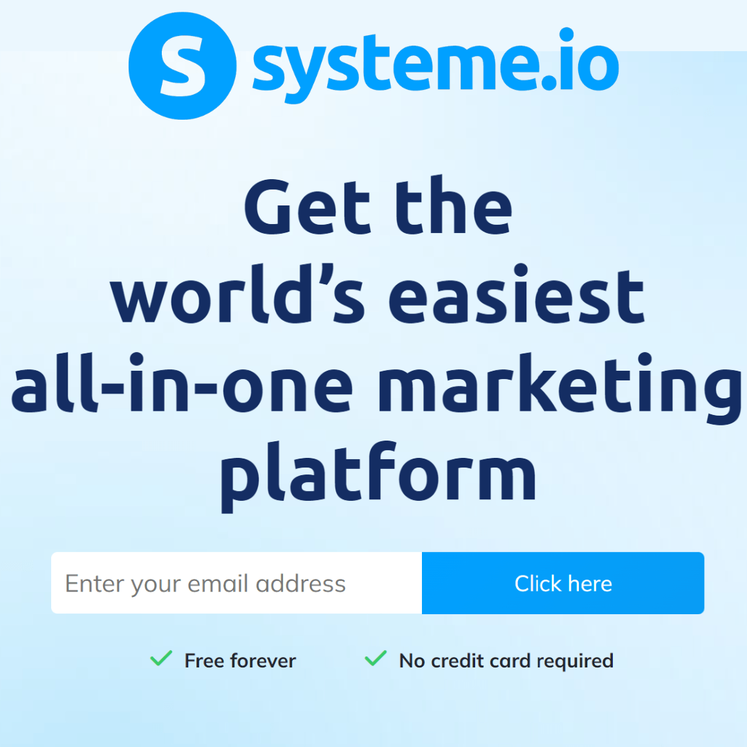 Create your Free Systeme.io Account