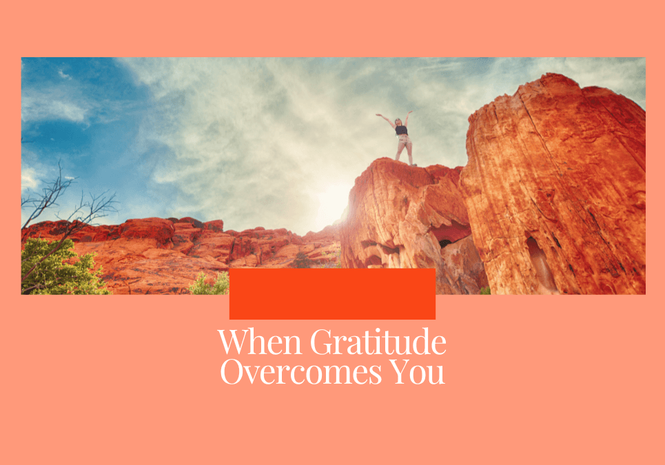 When Gratitude Overcomes You...