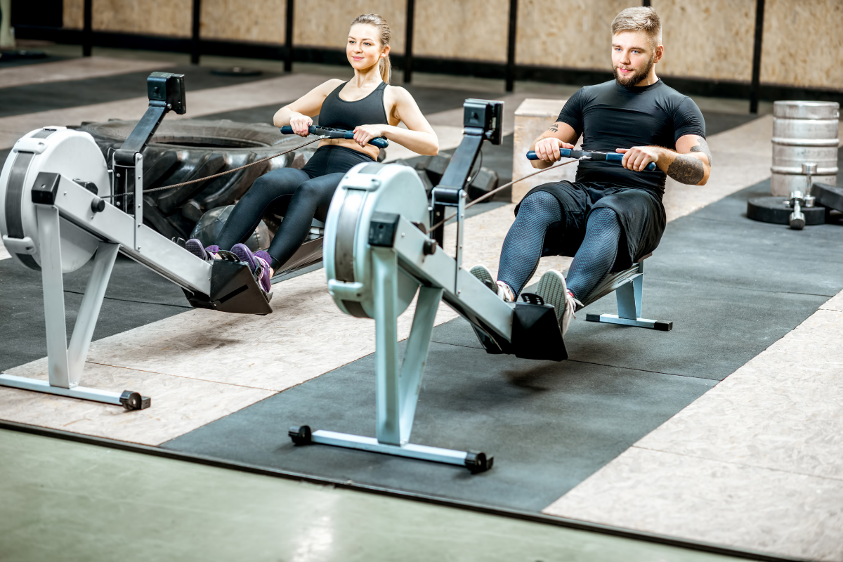 rowing machine cardio workouts