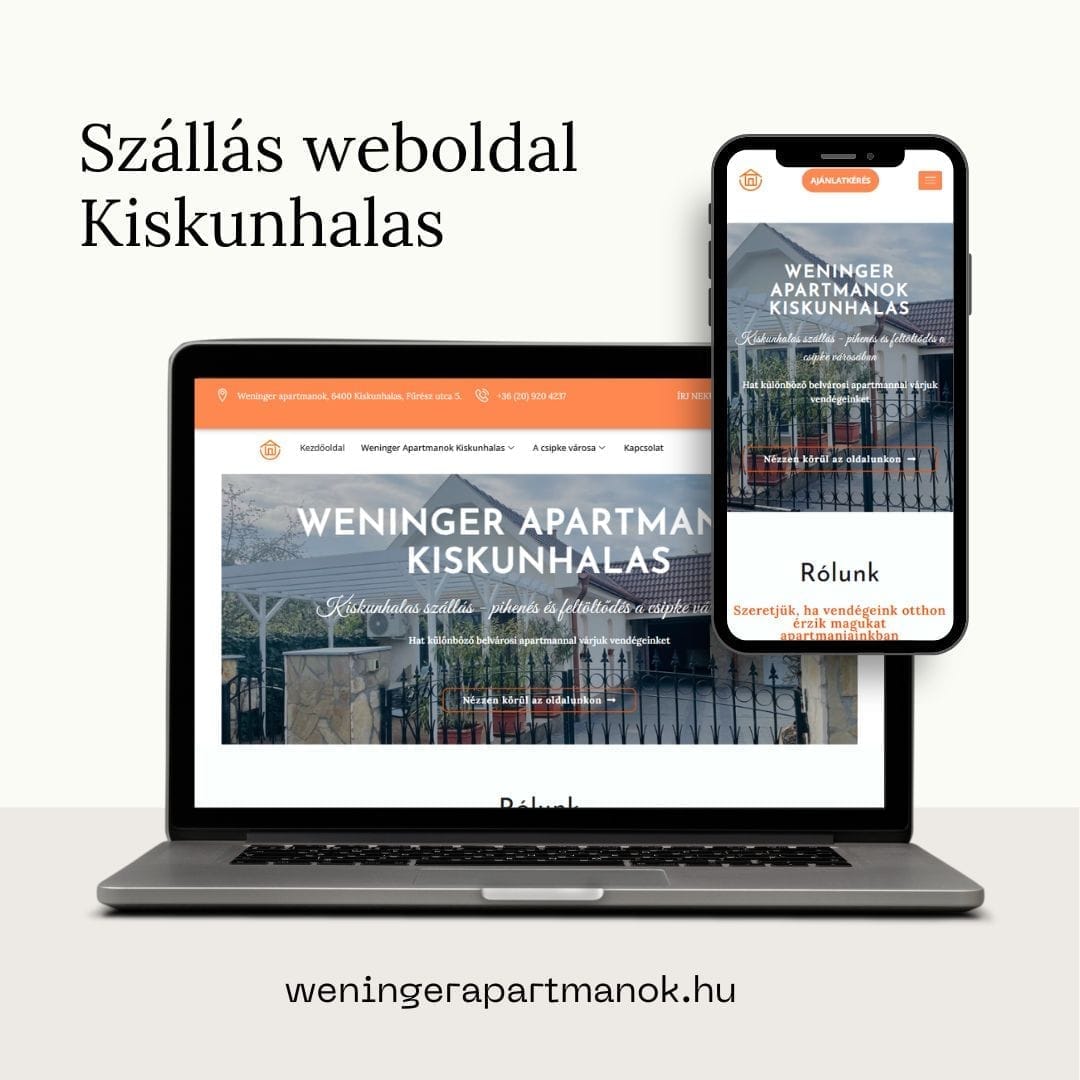 Szállás weboldal Kiskunhalas