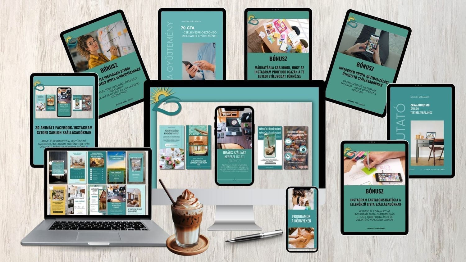 animált insta sztori bónuszok vendégházaknak