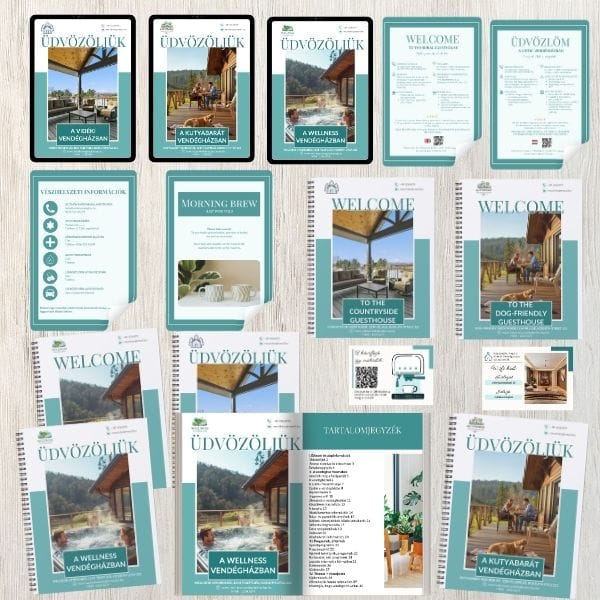 Canva sablonok vendégház