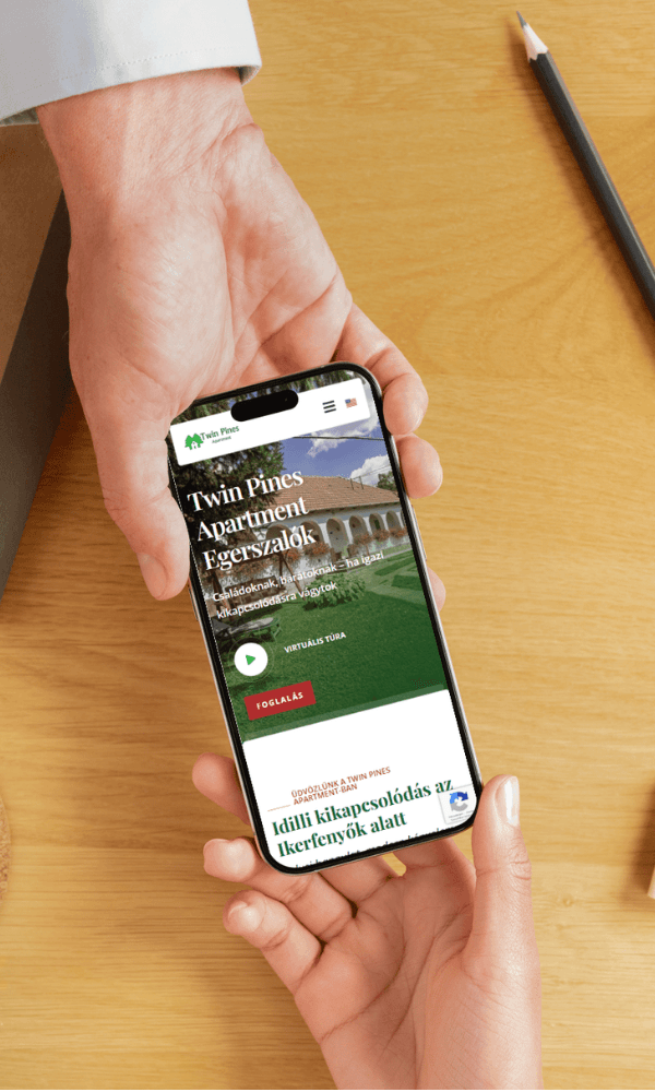gondozott weboldal vendégházaknak
