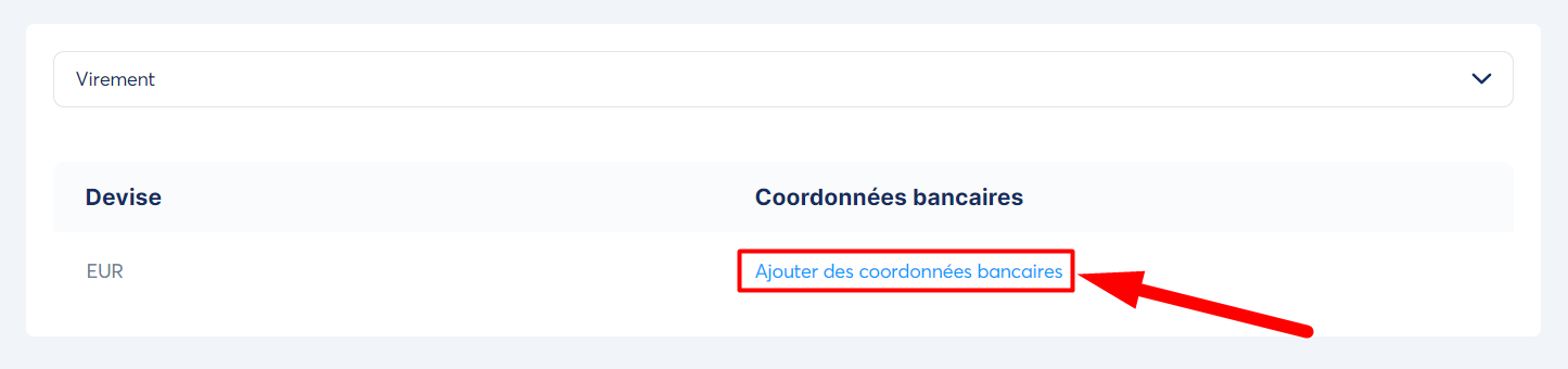 Virement bancaire
