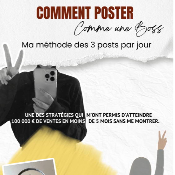 COMMENT POSTER Comme une Boss!