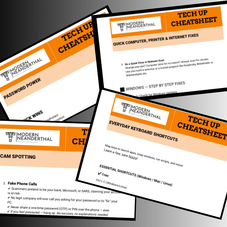 Tech Up - CheatSheets