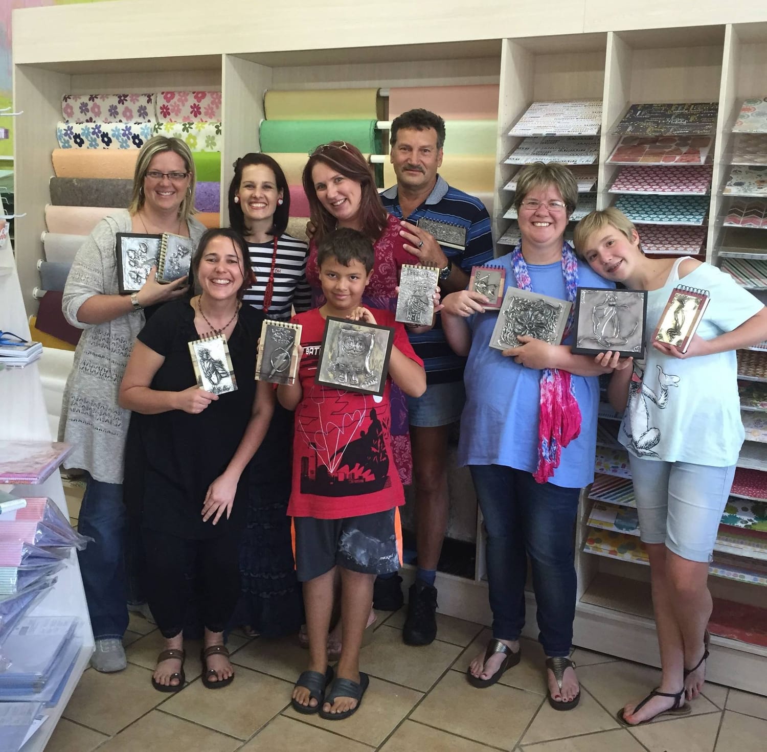 Metal Embossing Classes with Ninette Kruger