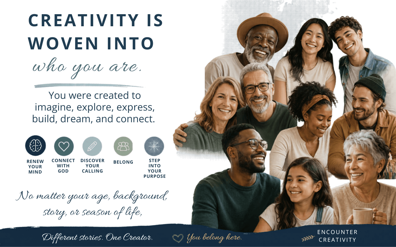 Created in the image of God - creativity is part of who you are